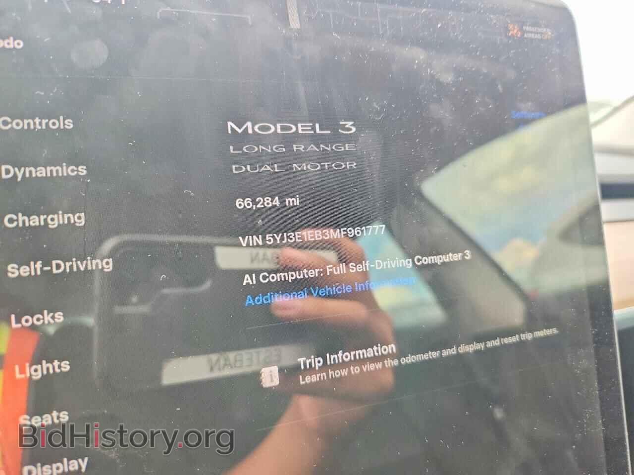 2021 TESLA MODEL 3 - VIN: 5YJ3E1EB3MF961777 - Photo 9