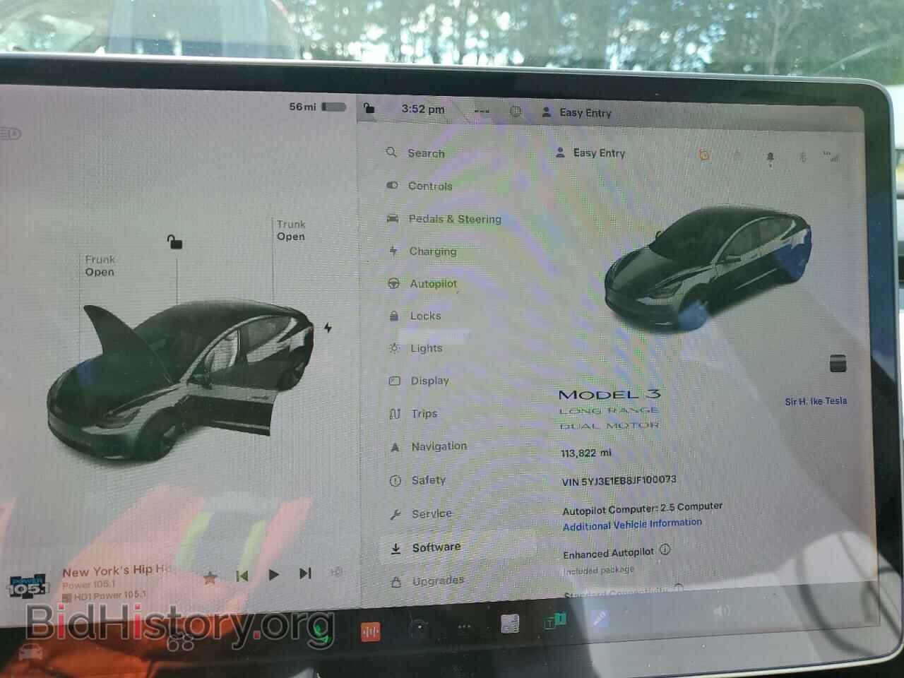 2018 TESLA MODEL 3 - VIN: 5YJ3E1EB8JF100073 - Фото 9