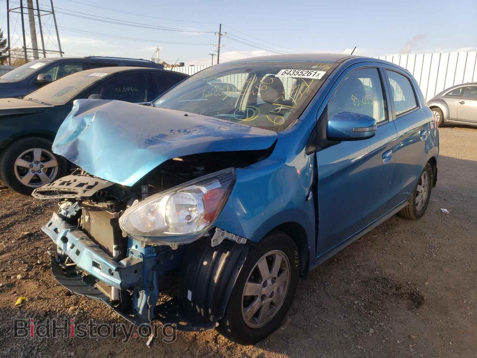 2015 MITSUBISHI MIRAGE - VIN: ML32A4HJ1FH038392 - Фото 2
