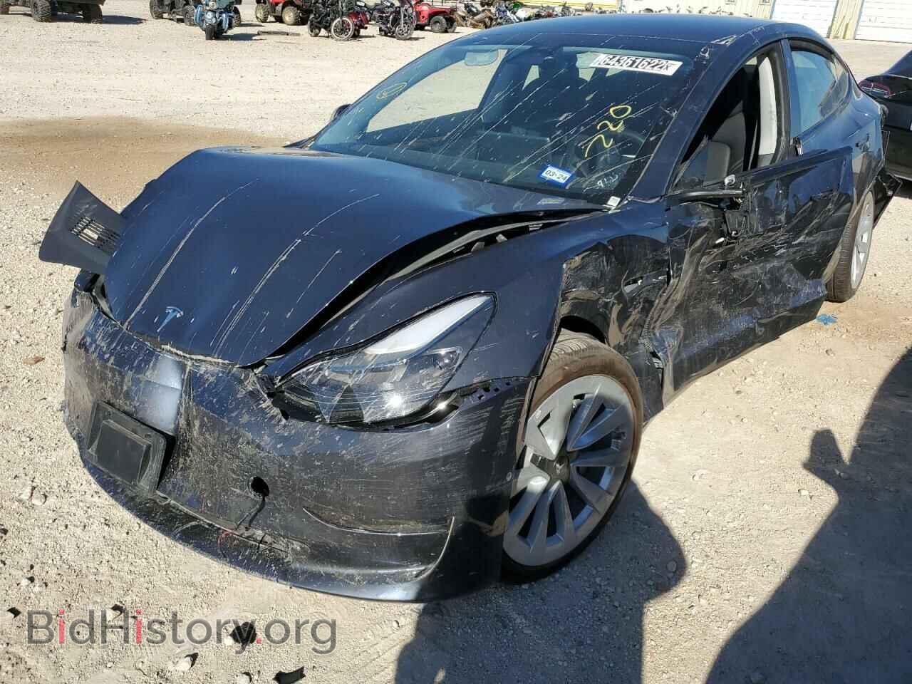 Photo 5YJ3E1EA6NF188358 - TESLA MODEL 3 2022