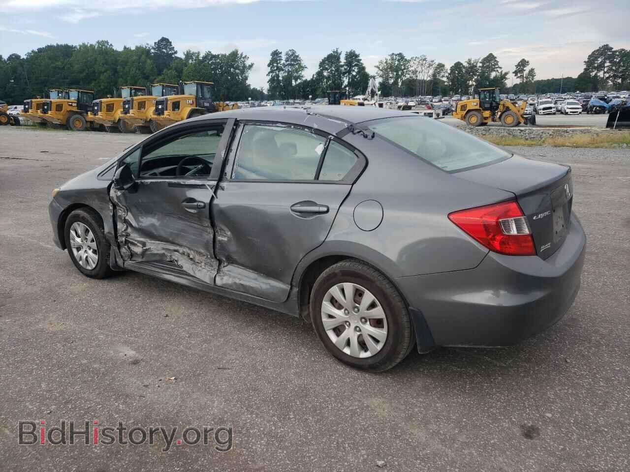 2012 HONDA CIVIC - VIN: 2HGFB2F59CH325072 - Фото 2