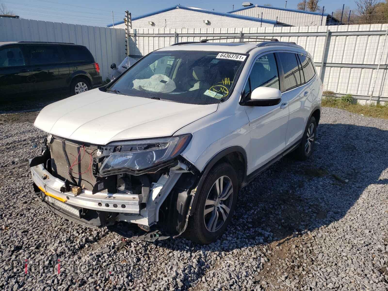 2016 HONDA PILOT - VIN: 5FNYF6H57GB100628 - Фото 2