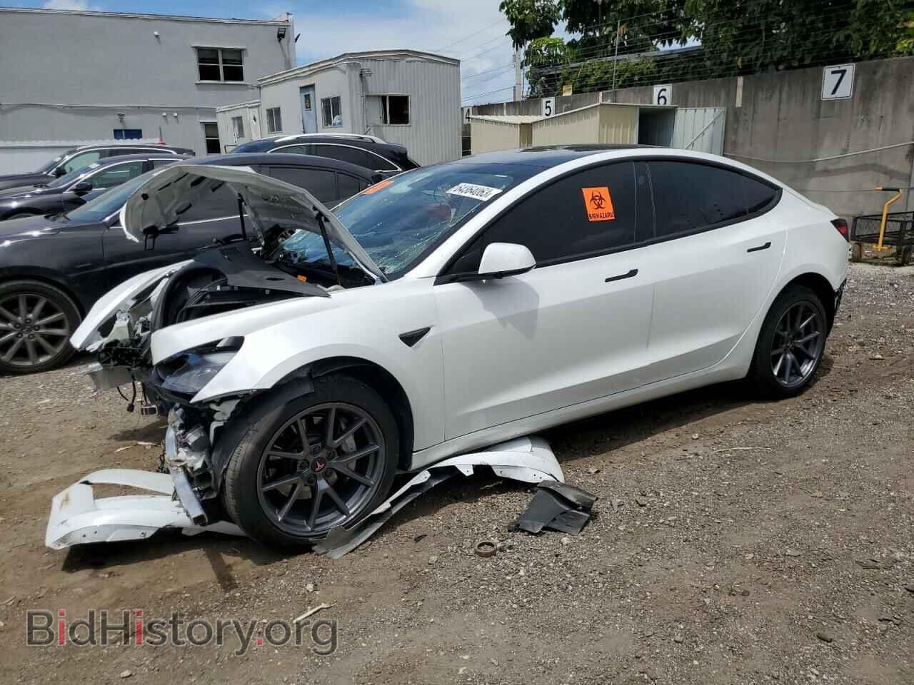 Photo 5YJ3E1EA5MF989846 - TESLA MODEL 3 2021