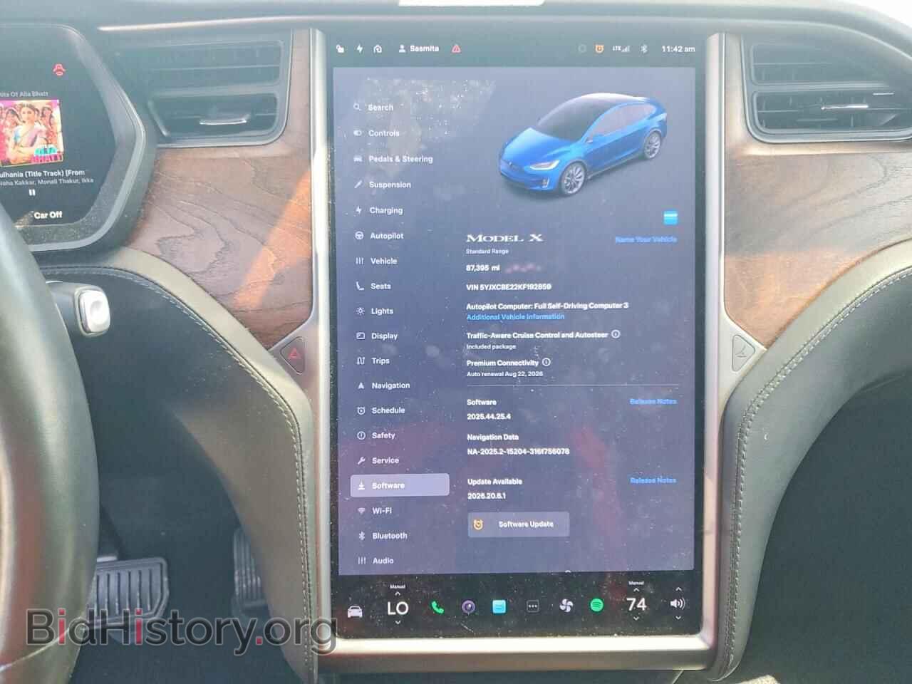 2019 TESLA MODEL X - VIN: 5YJXCBE22KF192859 - Photo 9