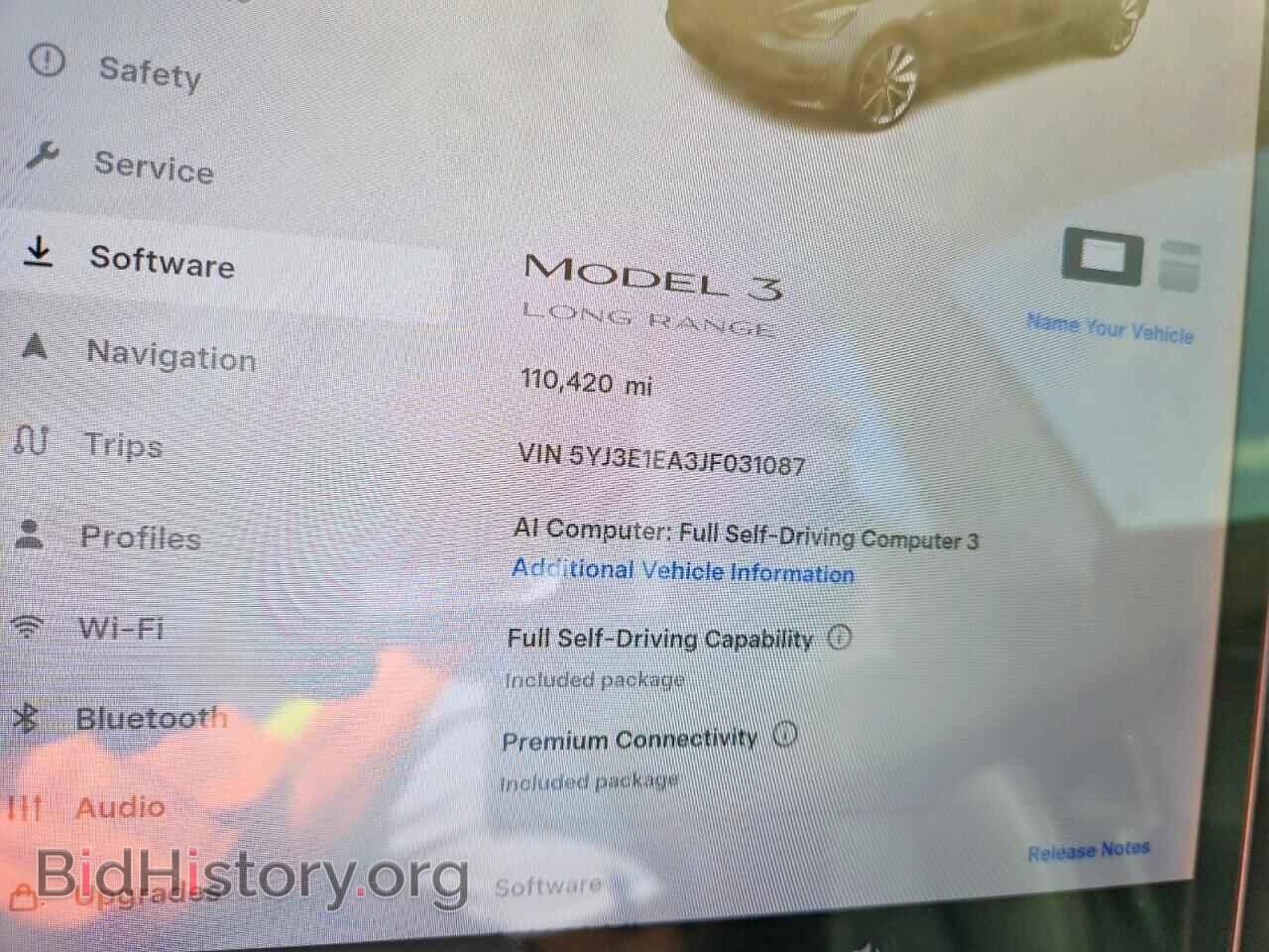 2018 TESLA MODEL 3 - VIN: 5YJ3E1EA3JF031087 - Photo 9