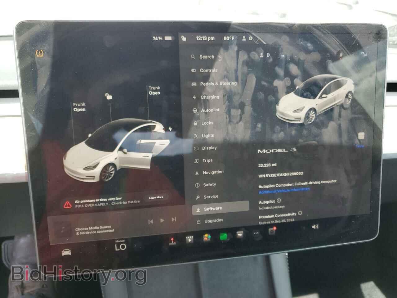 2022 TESLA MODEL 3 - VIN: 5YJ3E1EAXNF289063 - Фото 9