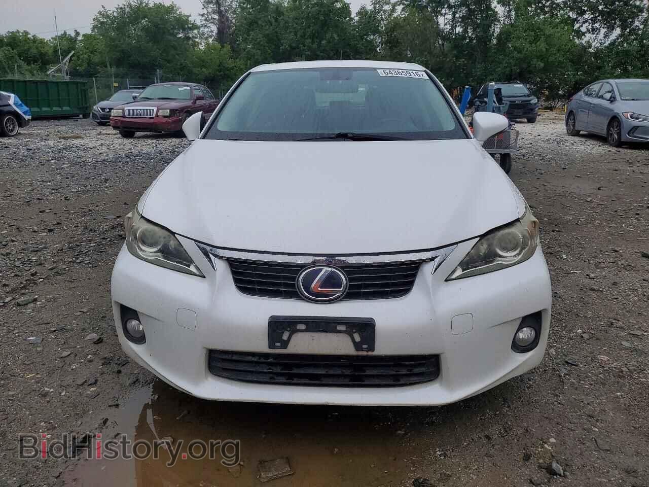 2012 LEXUS CT 200 - VIN: JTHKD5BH5C2086314 - Фото 5