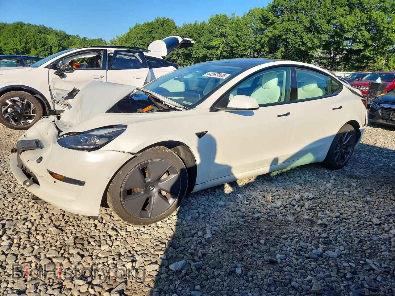 Фотография 5YJ3E1EB5NF153366 - TESLA MODEL 3 2022