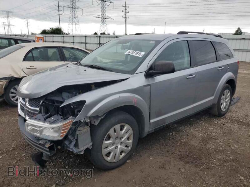 2017 Dodge JOURNEY SE (VIN 3C4PDCAB3HT609358) — фото 1 из 14, Copart, повреждение: передняя часть