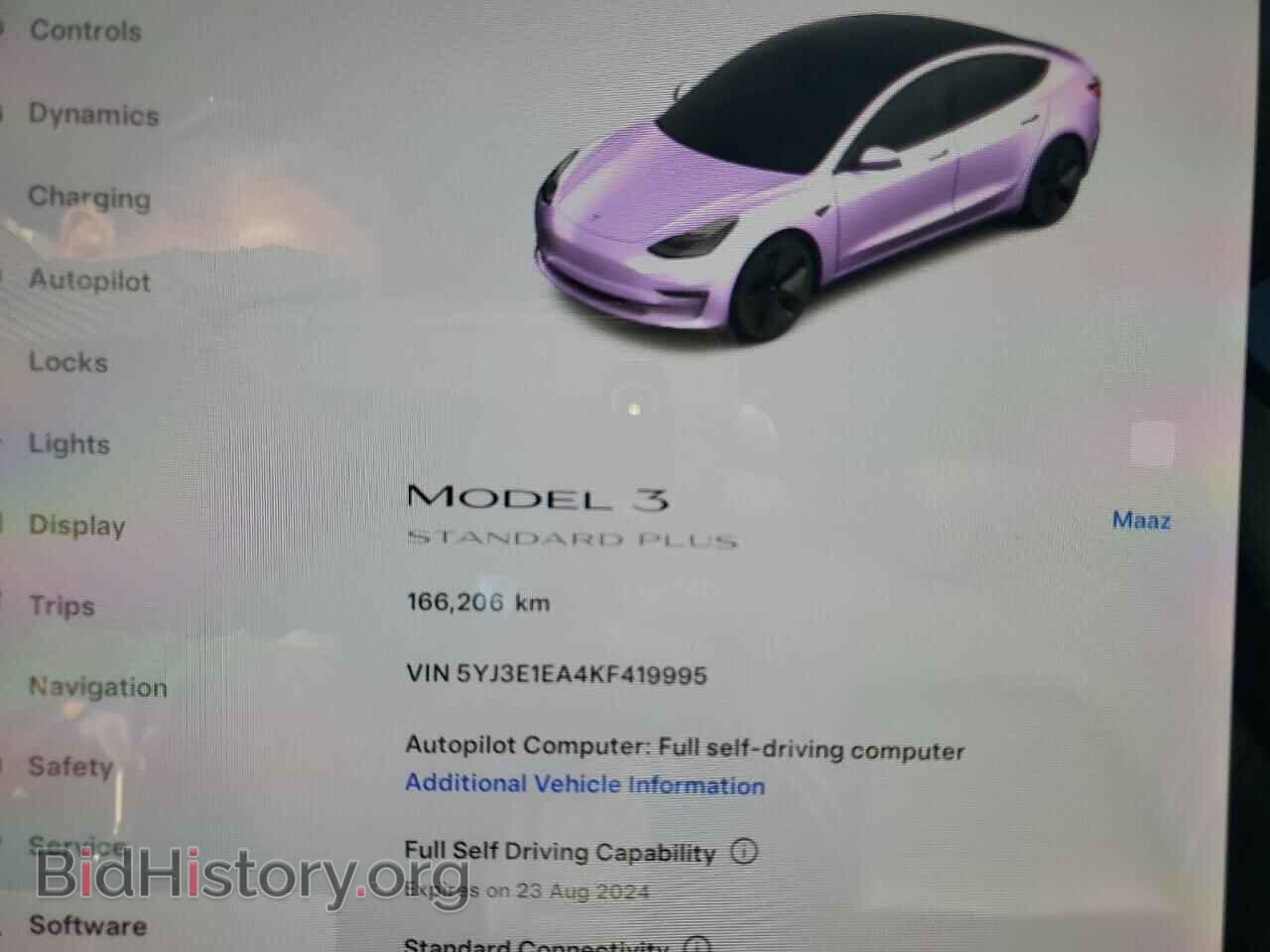 2019 TESLA MODEL 3 - VIN: 5YJ3E1EA4KF419995 - Photo 9