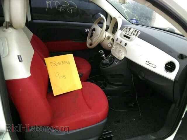 2012 FIAT 500 - VIN: 3C3CFFAR5CT343796 - Photo 5