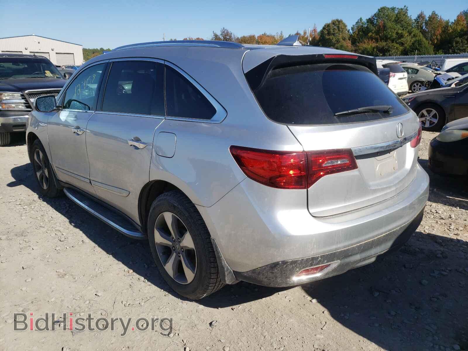 2014 ACURA MDX - VIN: 5FRYD4H22EB025364 - Фото 3