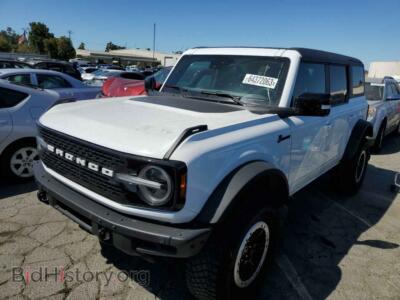 2021 Ford BRONCO Bronco BAS, white — VIN 1FMEE5DP4MLA81225, Copart