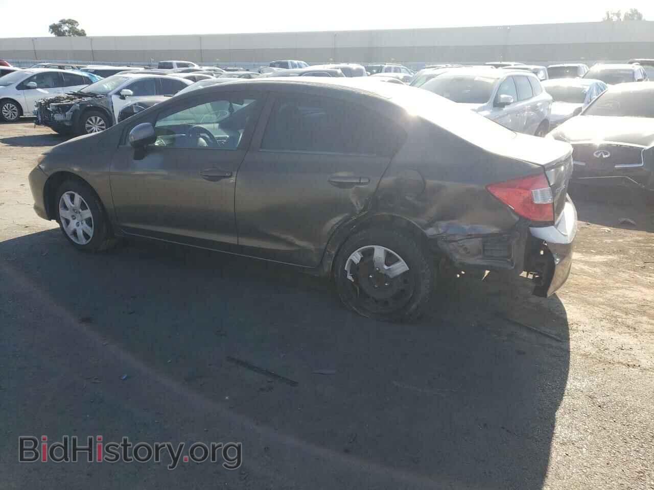 2012 HONDA CIVIC - VIN: 2HGFB2F5XCH552335 - Фото 2