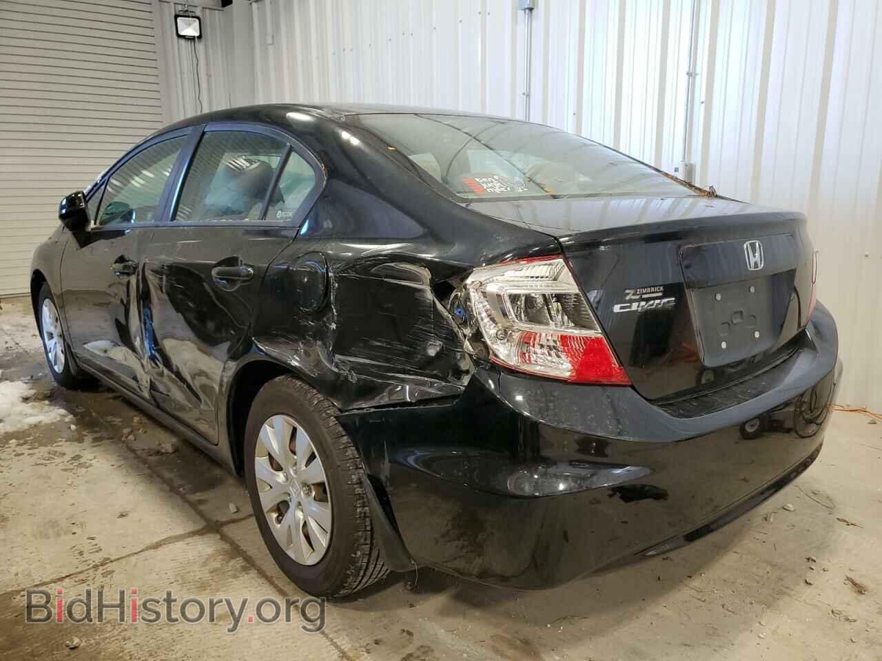 2012 HONDA CIVIC - VIN: 19XFB2F50CE007321 - Фото 2