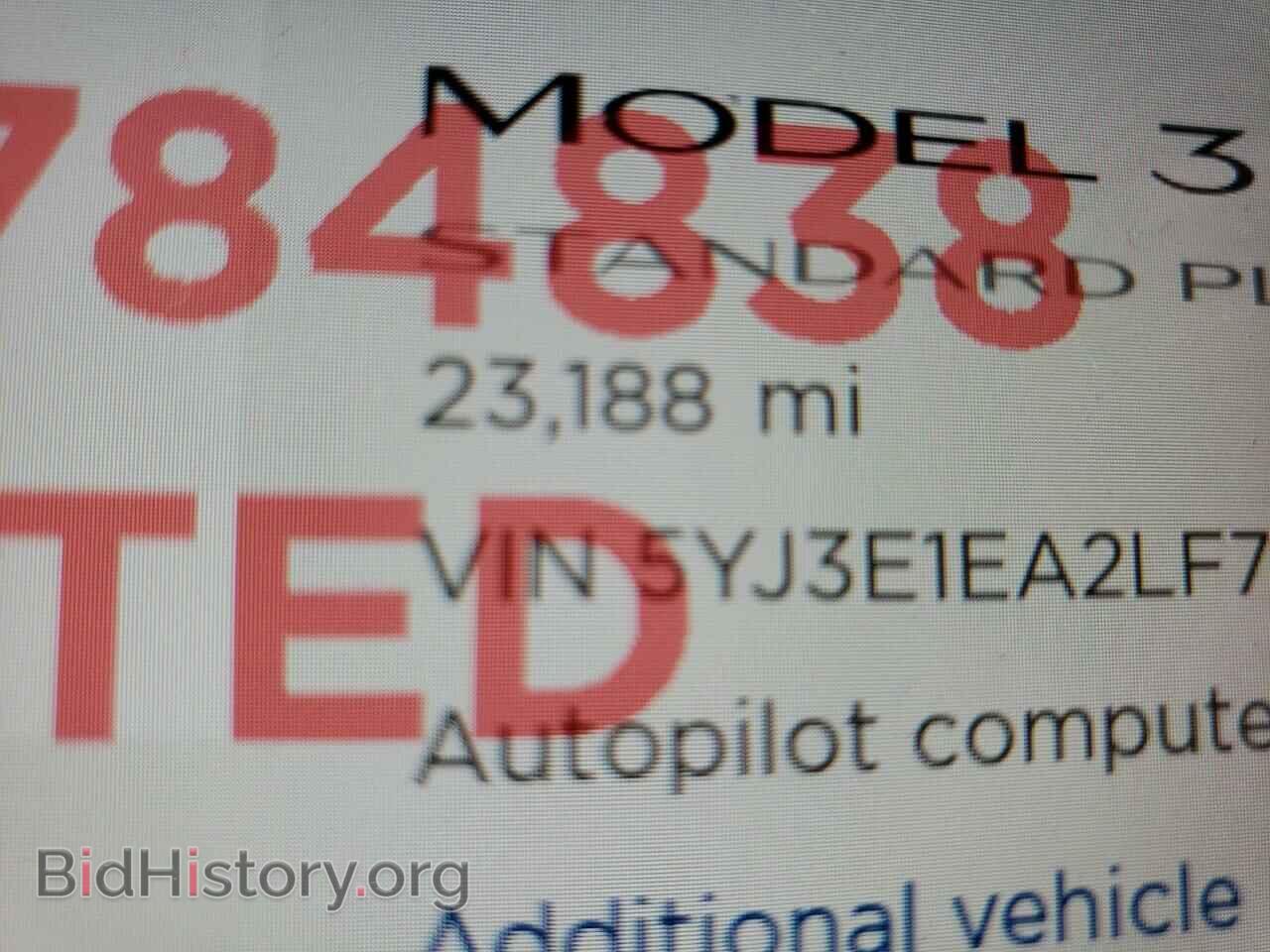 2020 TESLA MODEL 3 - VIN: 5YJ3E1EA2LF784838 - Фото 8