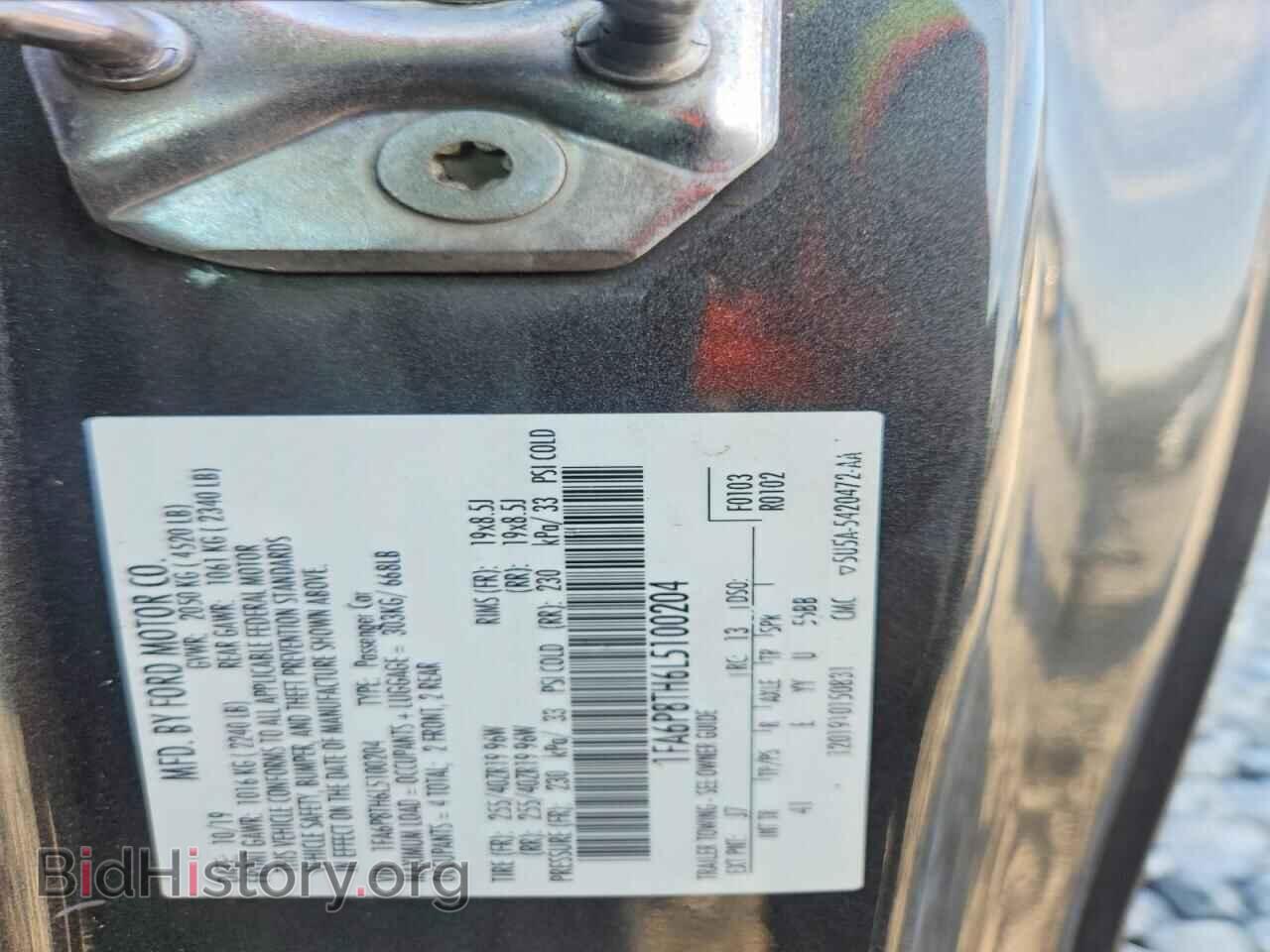 2020 FORD MUSTANG - VIN: 1FA6P8TH6L5100204 - Photo 12