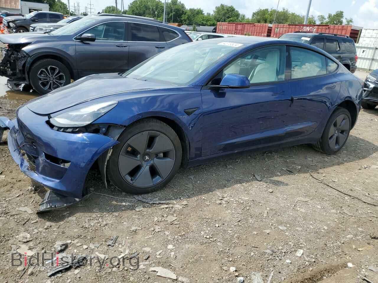 Фотография 5YJ3E1EB9NF108477 - TESLA MODEL 3 2022