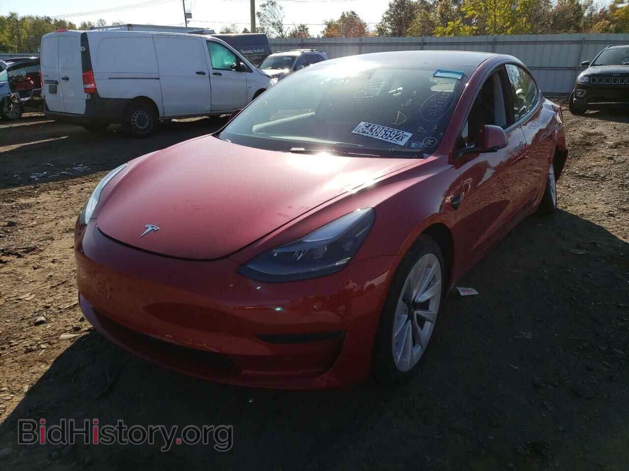2022 TESLA MODEL 3 - VIN: 5YJ3E1EA3NF287428 - Photo 2