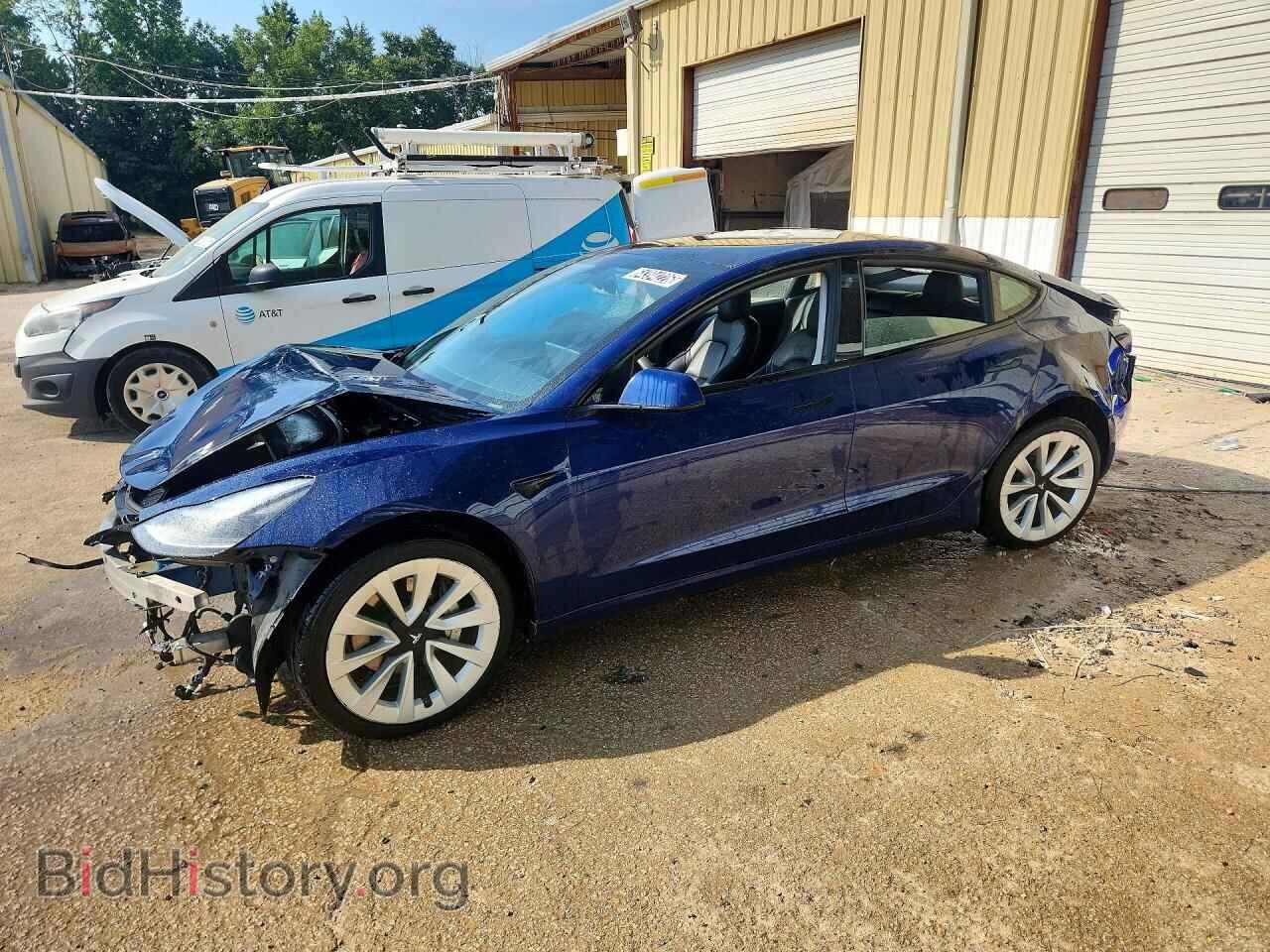 Photo 5YJ3E1EA7NF372630 - TESLA MODEL 3 2022