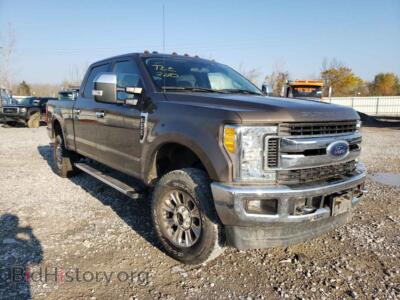 2017 Ford F250 F250 SUPER, коричневый — VIN 1FT7W2B67HEB68260, Copart