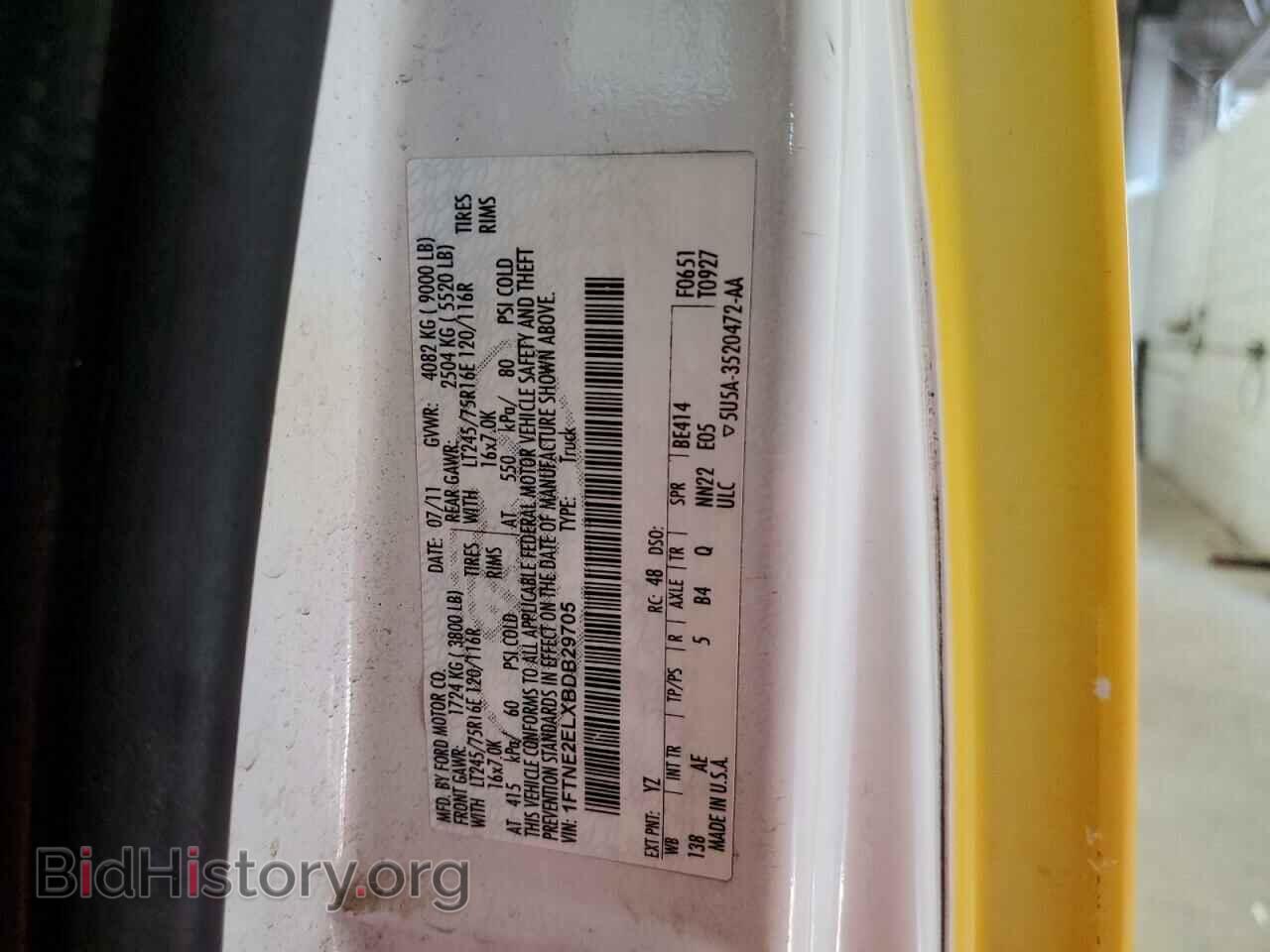 2011 FORD ECONOLINE - VIN: 1FTNE2ELXBDB29705 - Photo 10