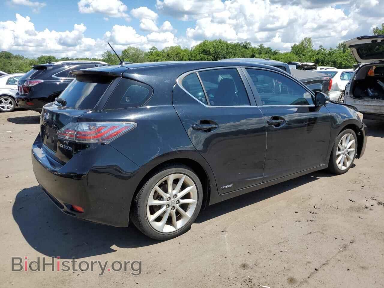 2012 LEXUS CT 200 - VIN: JTHKD5BH3C2107130 - Фото 3