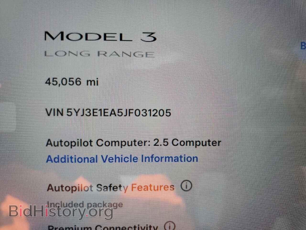 2018 TESLA MODEL 3 - VIN: 5YJ3E1EA5JF031205 - Фото 9