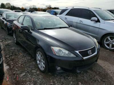 2011 Lexus IS IS 250, black — VIN JTHCF5C2XB5047806, Copart
