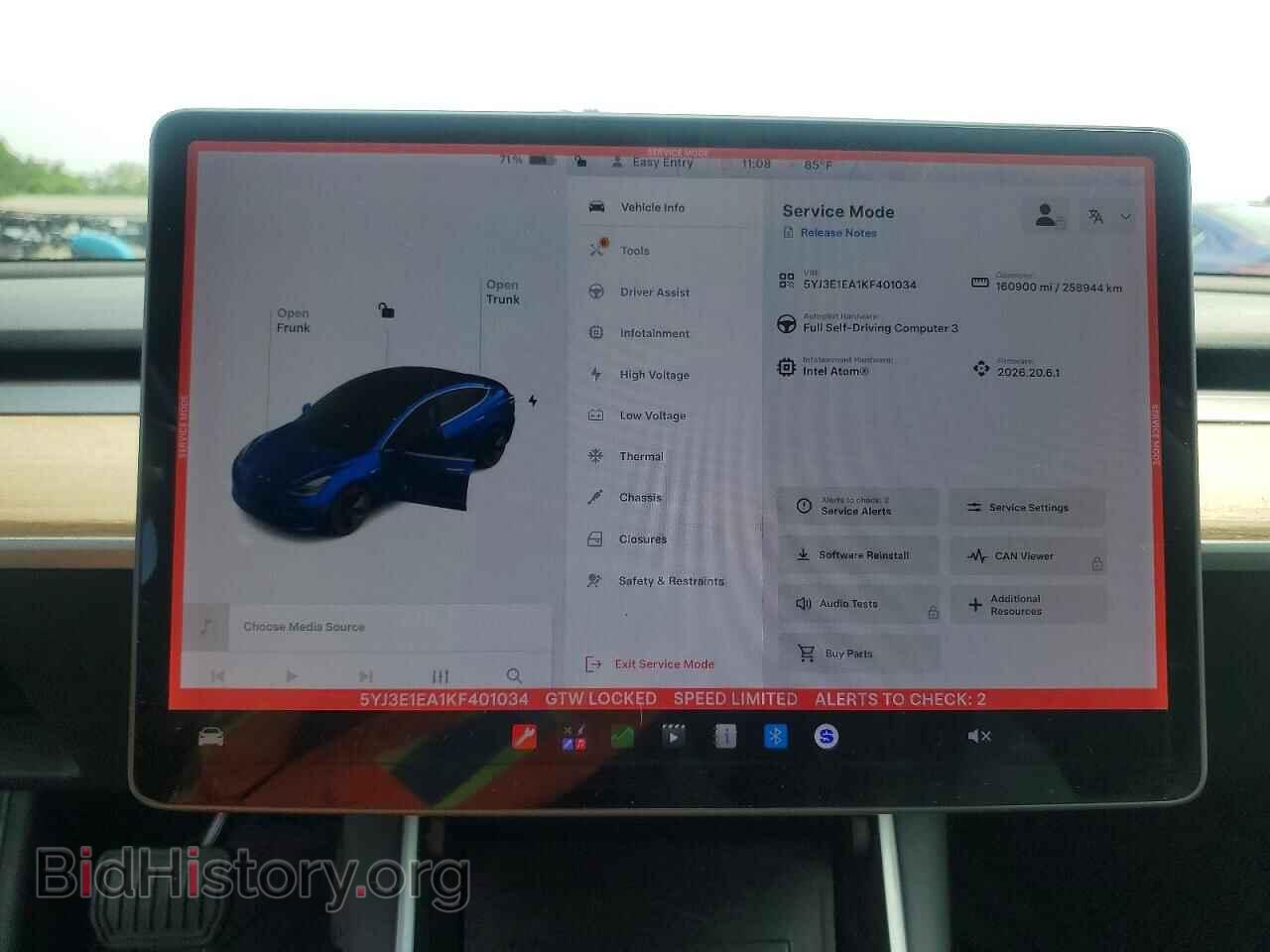 2019 TESLA MODEL 3 - VIN: 5YJ3E1EA1KF401034 - Фото 9