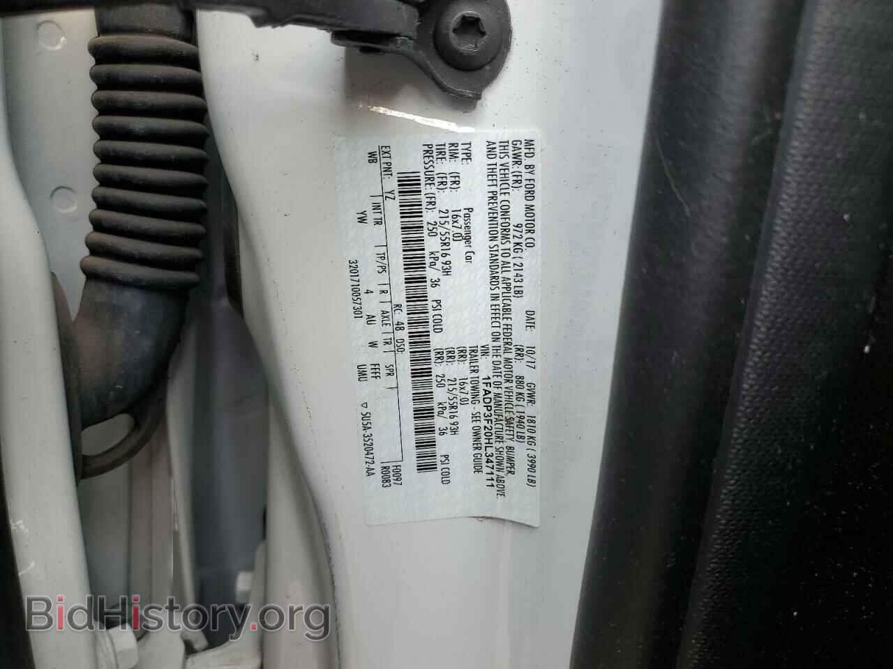 2017 FORD FOCUS - VIN: 1FADP3F20HL347111 - Photo 12