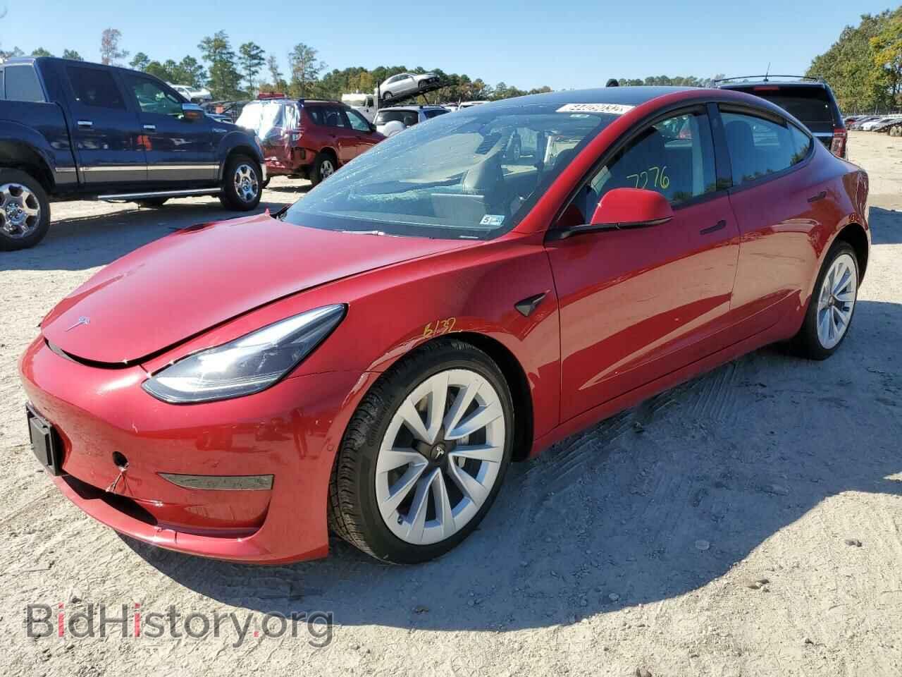 2022 TESLA MODEL 3 - VIN: 5YJ3E1EA7NF186327 - Photo 2
