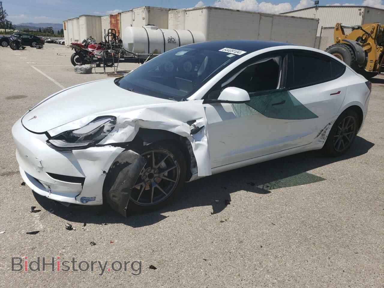 Photo 5YJ3E1EAXMF940528 - TESLA MODEL 3 2021