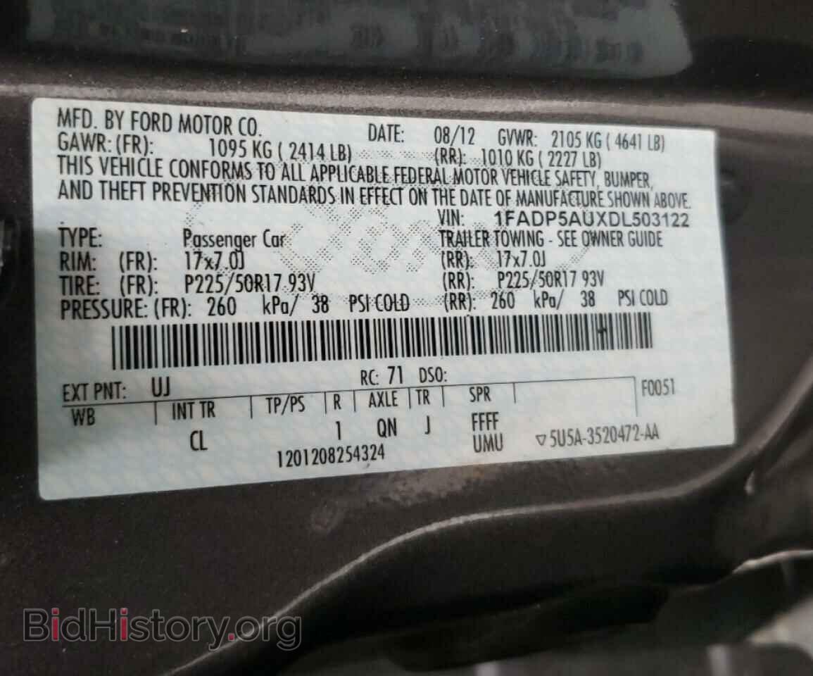 2013 FORD CMAX - VIN: 1FADP5AUXDL503122 - Фото 10