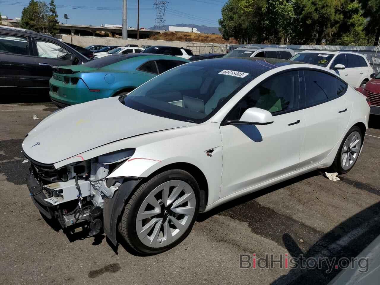 Photo 5YJ3E1EA6MF870042 - TESLA MODEL 3 2021