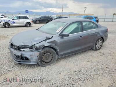 2017 Volkswagen JETTA S, серый — VIN 3VW2B7AJ9HM399693, Copart
