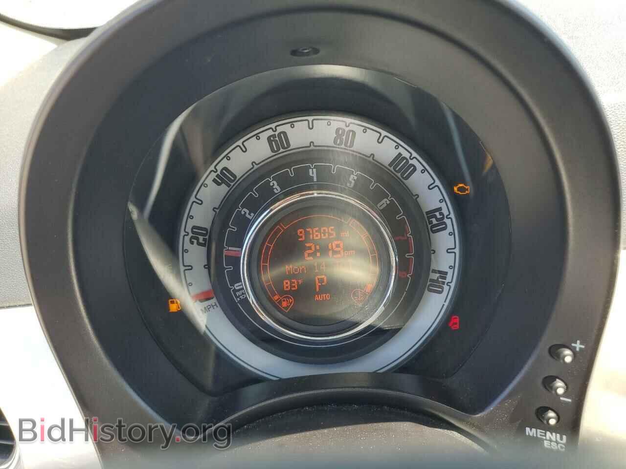 2012 FIAT 500 - VIN: 3C3CFFCR5CT122857 - Фото 9