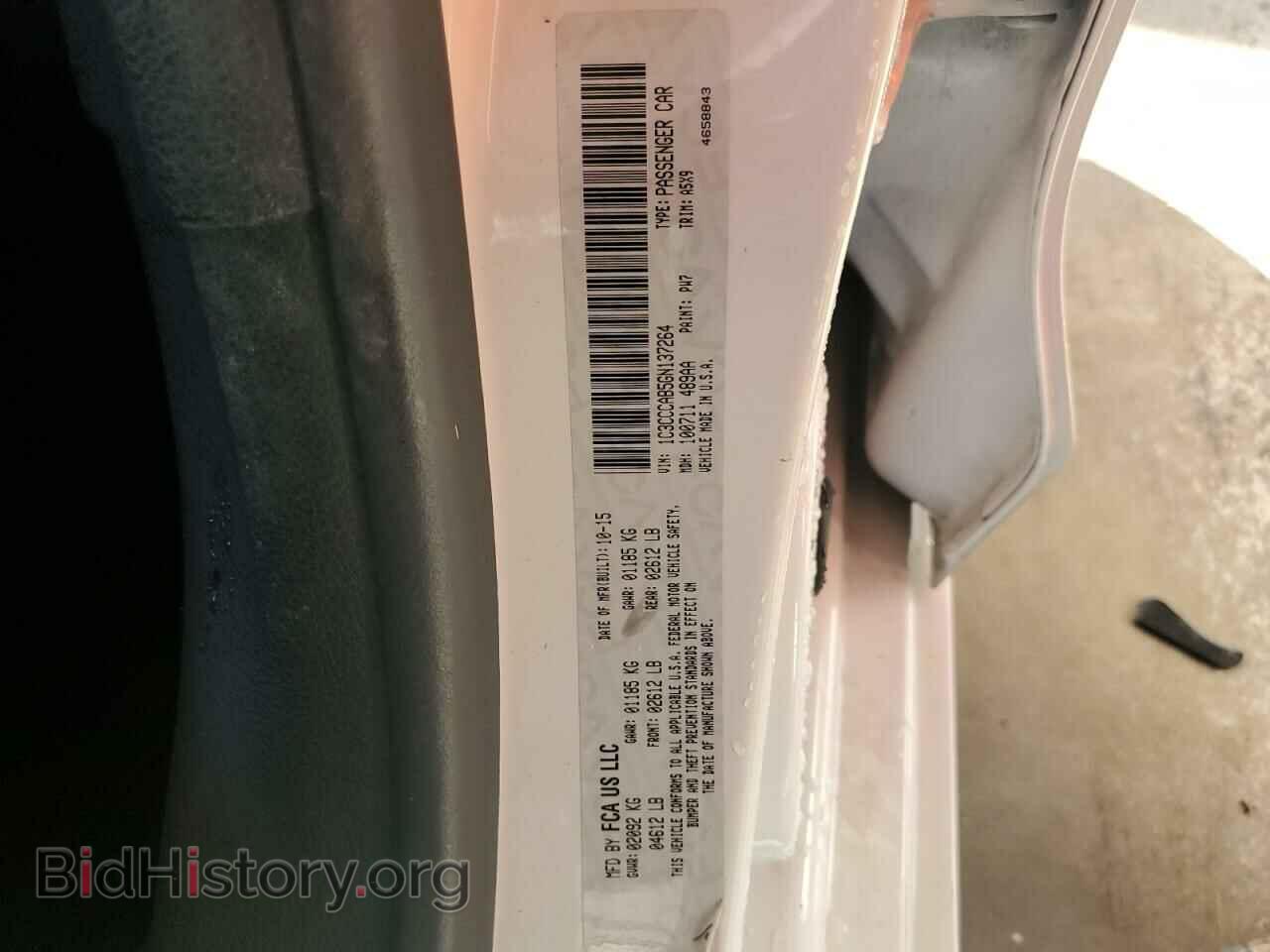 2016 CHRYSLER 200 - VIN: 1C3CCCAB5GN137264 - Фото 10
