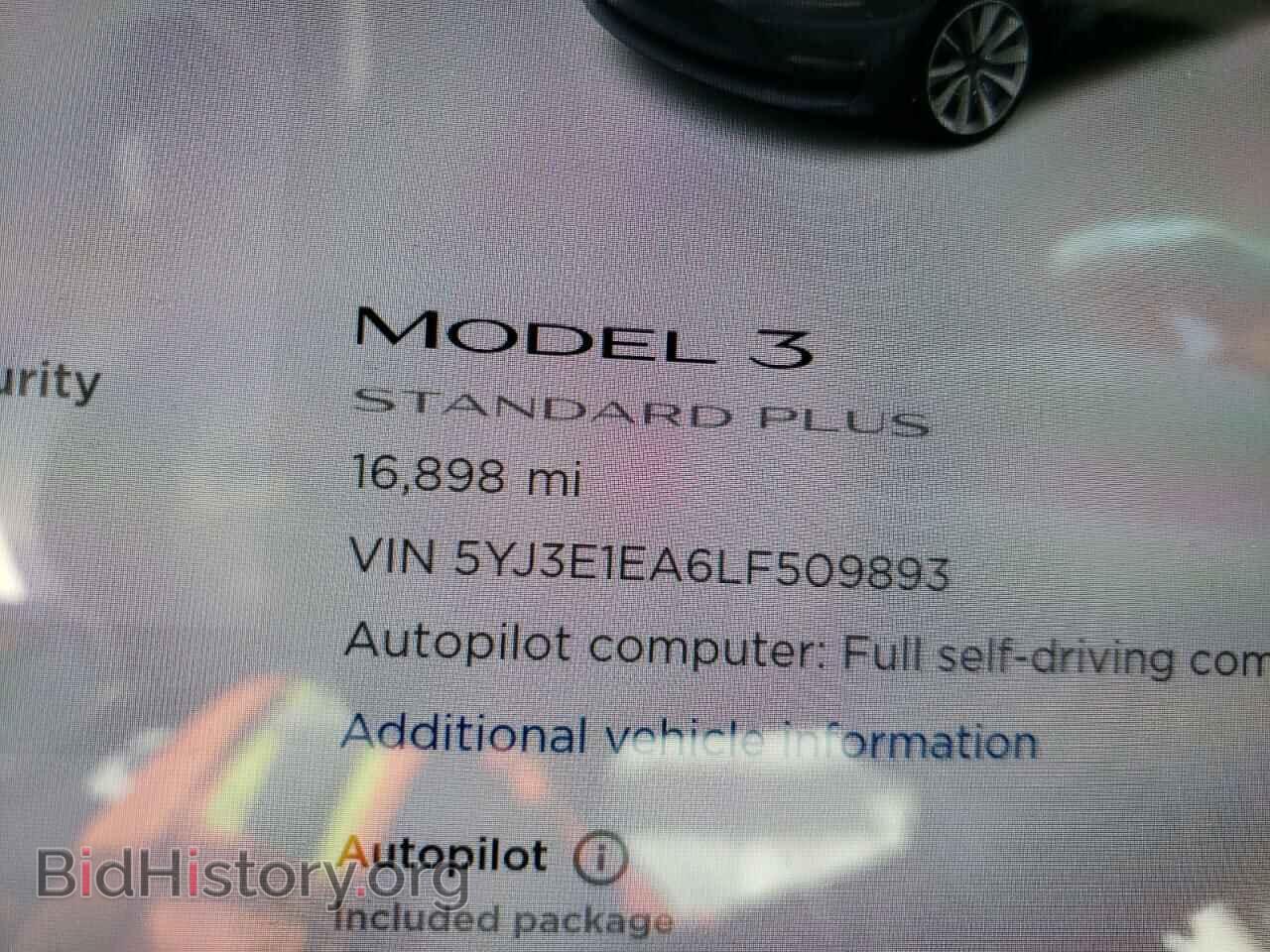 2020 TESLA MODEL 3 - VIN: 5YJ3E1EA6LF509893 - Фото 8
