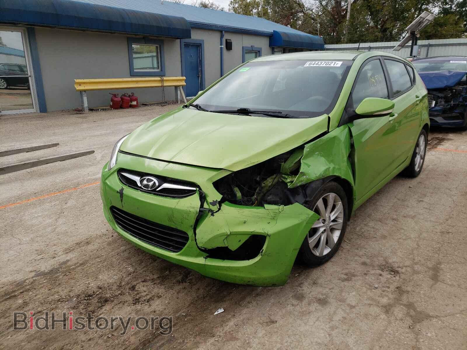 2014 HYUNDAI ACCENT - VIN: KMHCU5AE6EU152613 - Фото 2