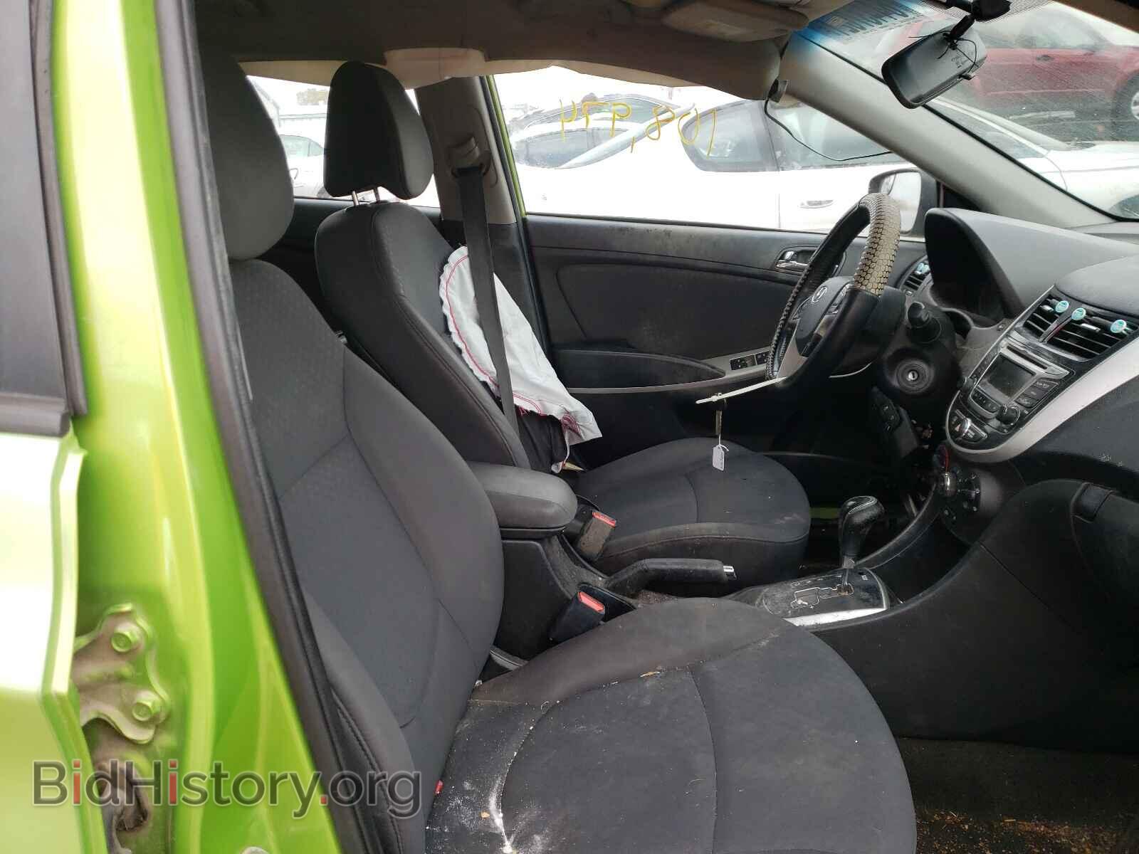 2014 HYUNDAI ACCENT - VIN: KMHCU5AE6EU152613 - Фото 5