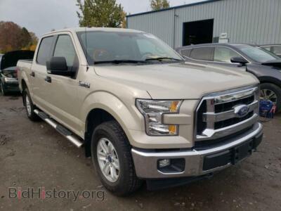 2017 Ford F-150 F150 Super, кремовый — VIN 1FTEW1E81HKD19903, Copart