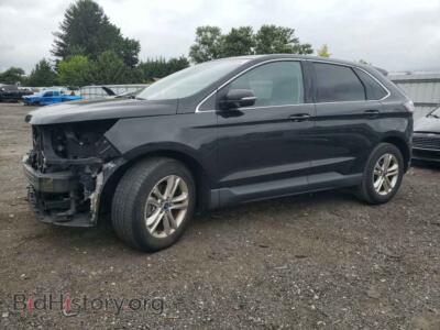 2015 Ford EDGE SEL, черный — VIN 2FMTK3J93FBB11554, Copart