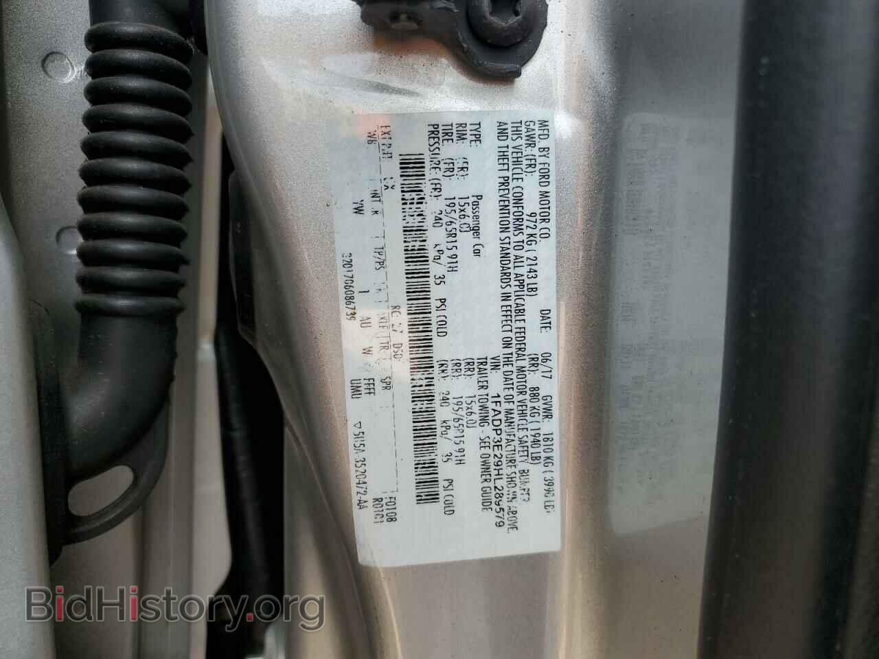 2017 FORD FOCUS - VIN: 1FADP3E29HL289579 - Фото 12