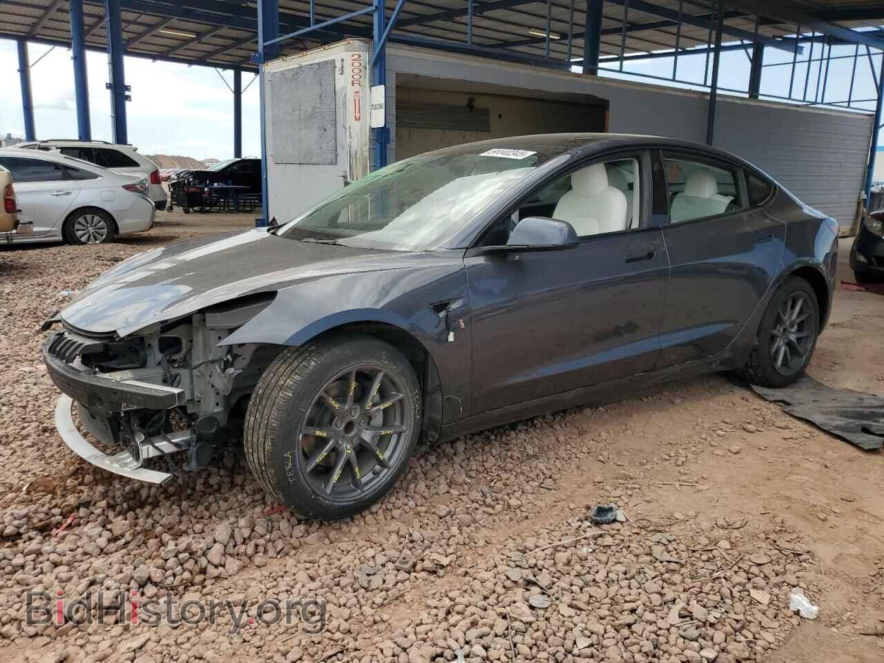 Photo 5YJ3E1EA7NF153277 - TESLA MODEL 3 2022