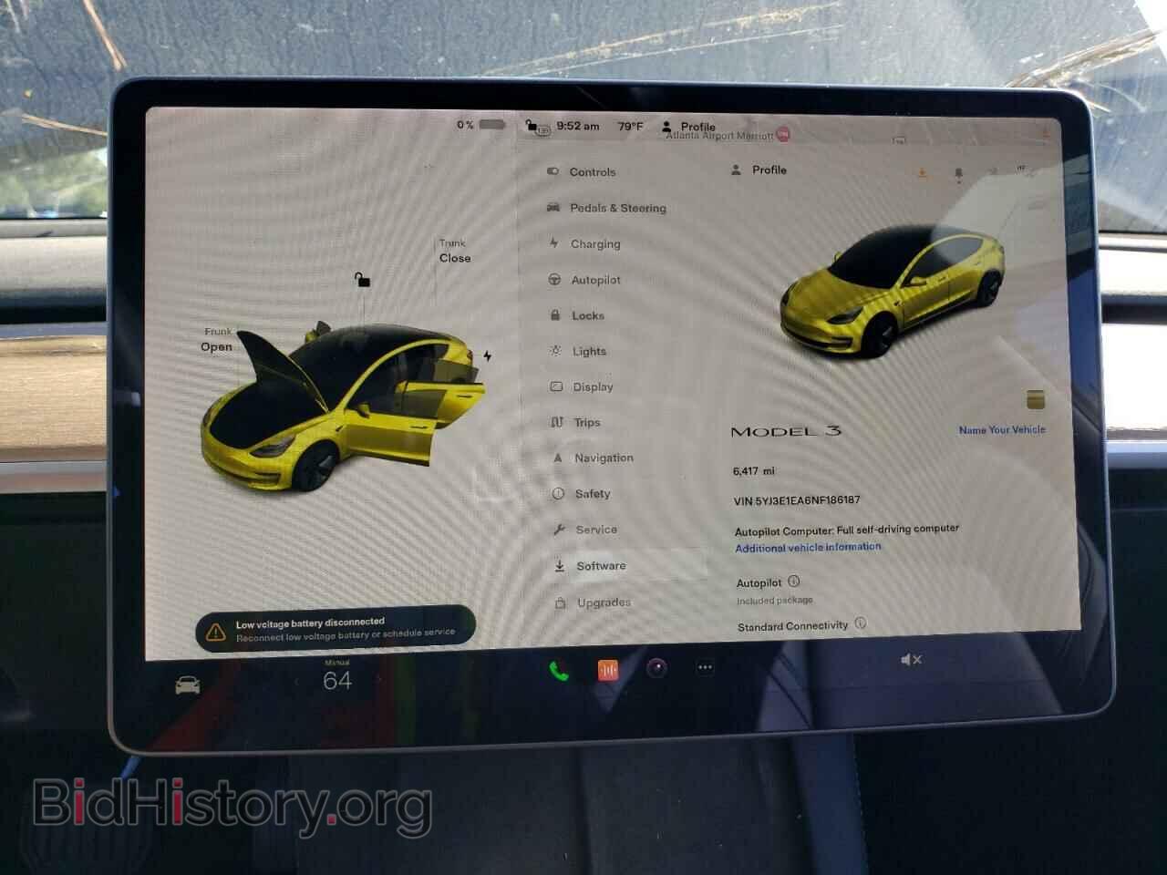 2022 TESLA MODEL 3 - VIN: 5YJ3E1EA6NF186187 - Фото 9