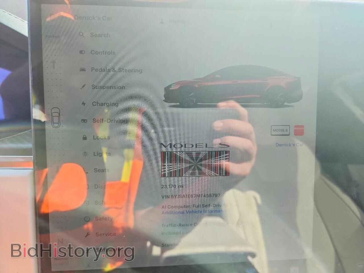 2021 TESLA MODEL S - VIN: 5YJSA1E67MF455797 - Photo 9