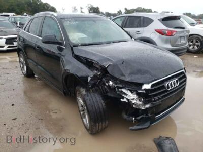2016 Audi Q3 Q3 Premium, черный — VIN WA1BFCFSXGR012268, Copart