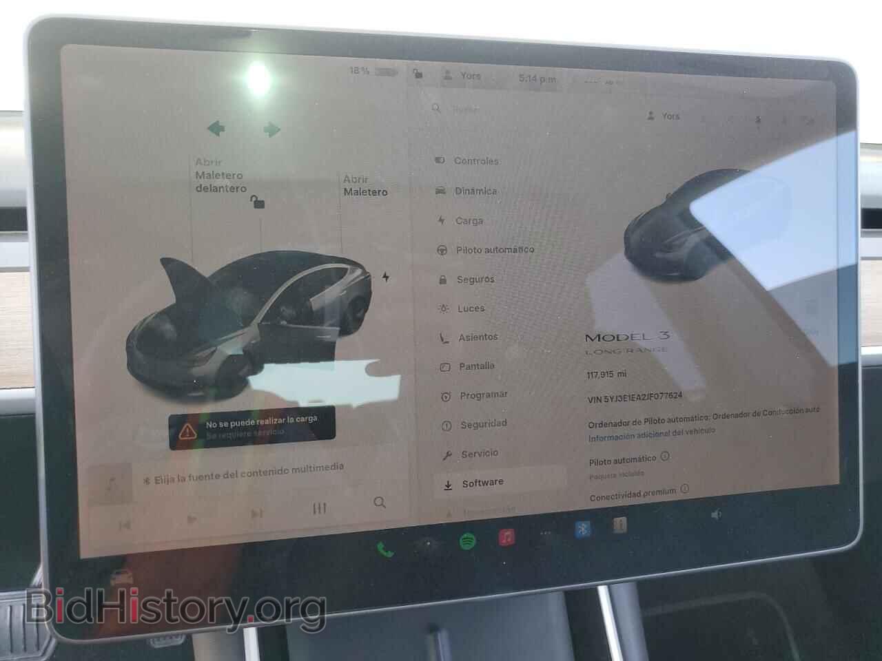 2018 TESLA MODEL 3 - VIN: 5YJ3E1EA2JF077624 - Photo 9