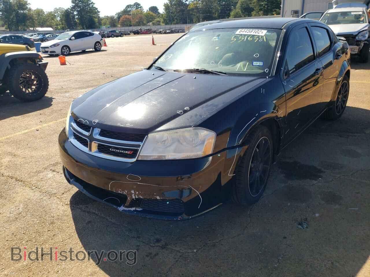 2013 DODGE AVENGER - VIN: 1C3CDZAB6DN551634 - Фото 2